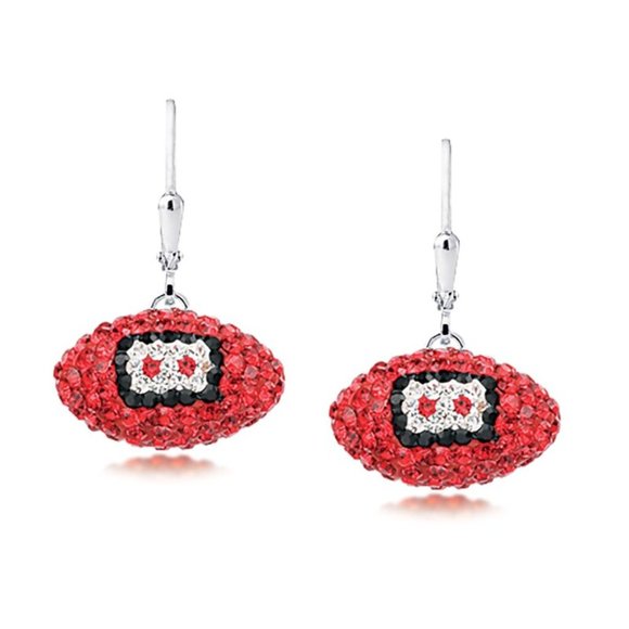 Tampa Bay Buccaneers NFL Earrings for sale | eBay NFL Team Tampa Bay Buccaneers Football Earrings Sterling Silver - Licensed